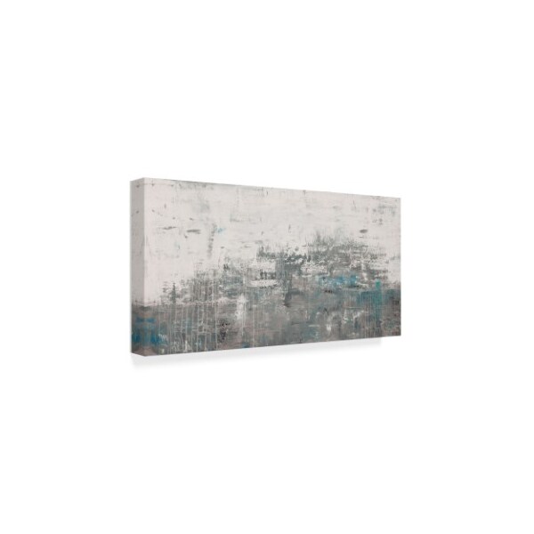 Hilary Winfield 'Lithosphere White Gray' Canvas Art,24x47